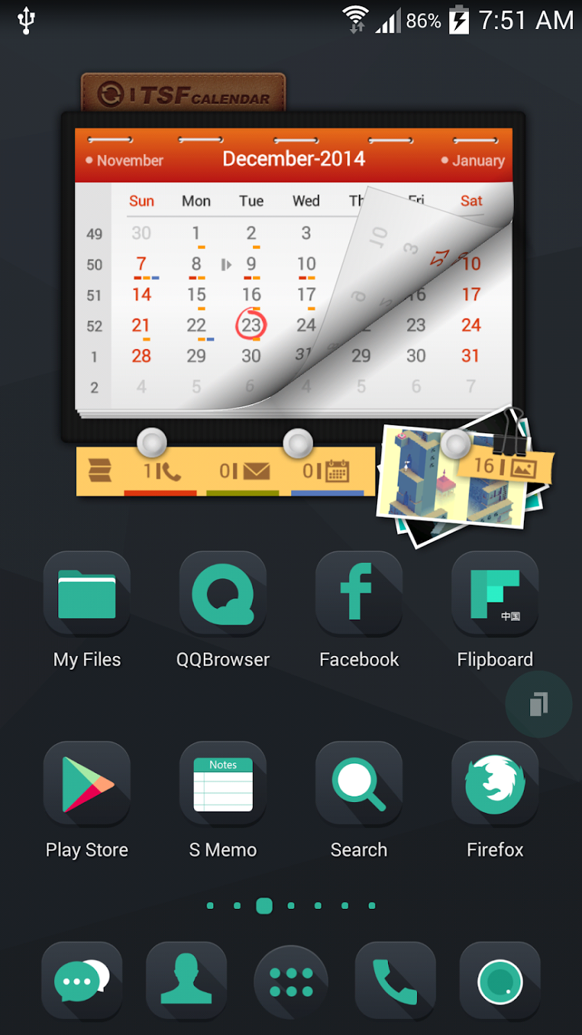 TSF Shell Green Theme Prime Screen 3