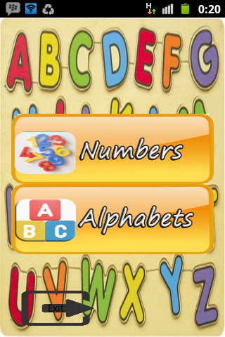 alphabet and number for kids