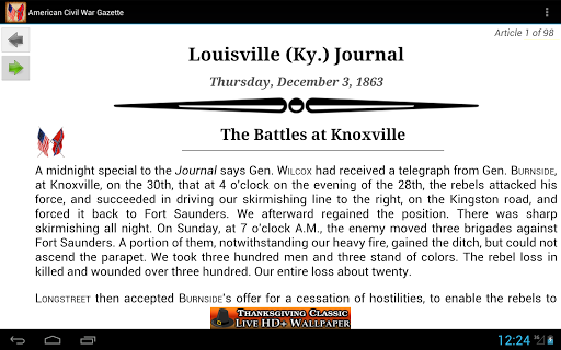 【免費教育App】1863 Dec Am Civil War Gazette-APP點子