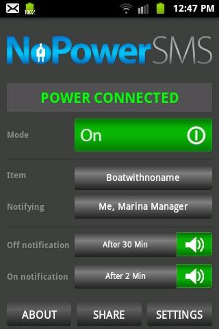 NoPowerSMS