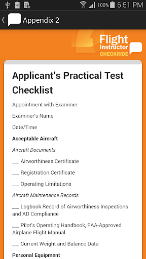 【免費教育App】Flight Instructor Checkride-APP點子