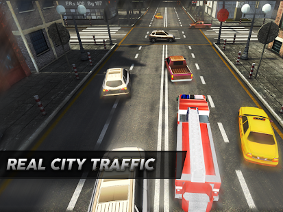 Fire Truck Joyride Traffic 3D