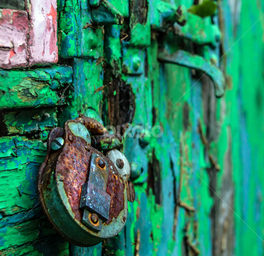 Rusty Padlock by Adele Price - Artistic Objects Other Objects