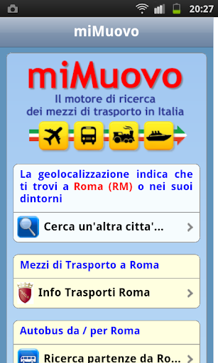 miMuovo - Transports in Italy