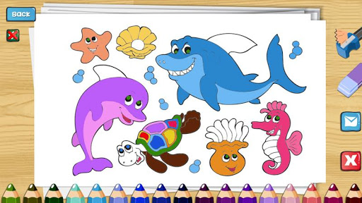 【免費休閒App】Coloring Book Sea Animals-APP點子