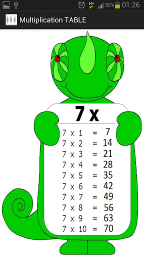 【免費教育App】Multiplication TABLE-APP點子