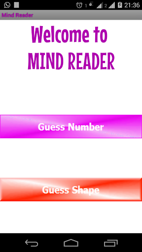 Mind Reader Magic Free