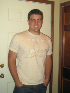 The “before” shot. Taken last night by my mom. We’ll see if there are any visible changes when I return.