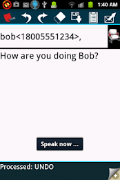 Hands free speech sms/texting poster 4