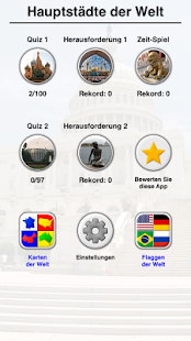 Hauptstädte aller Länder: Quiz Screen 3