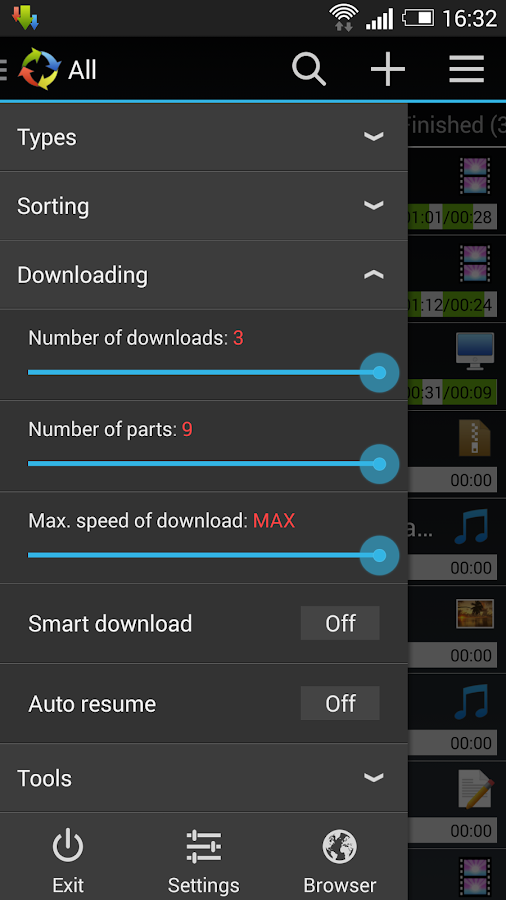 Advanced Download Manager - screenshot