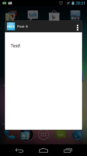 Stick It Notes Widget