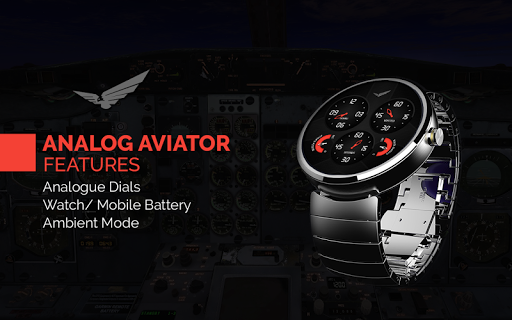 Analog Aviator Watch Face