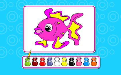 Coloring Pages Fish Coloring poster 6