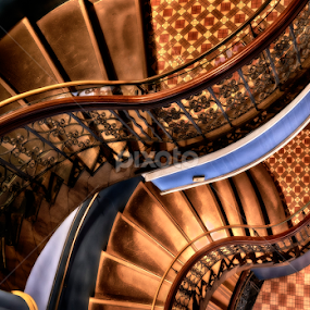 QVB Stairs by Jim Merchant - Buildings & Architecture Architectural Detail