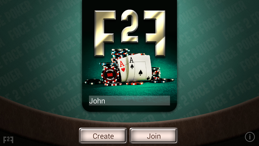 Offline Poker - WiFi Screen 1