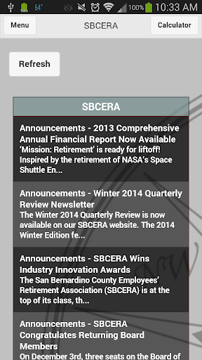 SBCERA Application