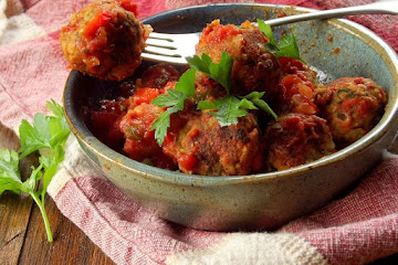Cannellini Bean and Broccoli Rabe Meatballs