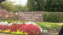Memorial Park Cemetery Sign