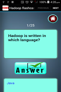 Hadoop Flash Cards Screenshots 1