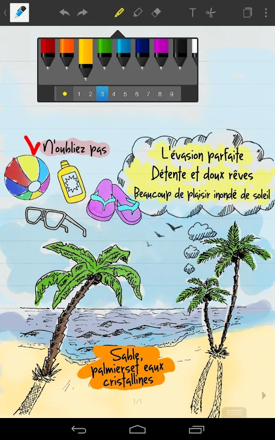 Bloc-Notes + - screenshot