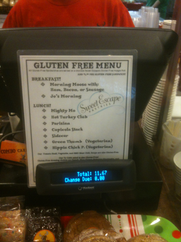 Gf menu - Photo from Smiling Moose Deli