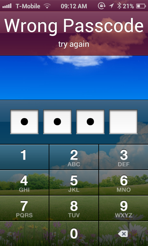 iPhone Screen Locker - screenshot