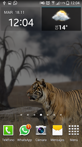 Wallpaper3D Parallax Tiger