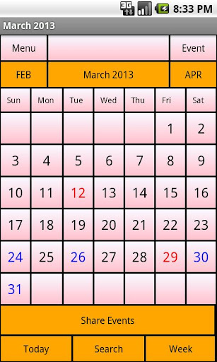 Calendar Me Indonesia 2013
