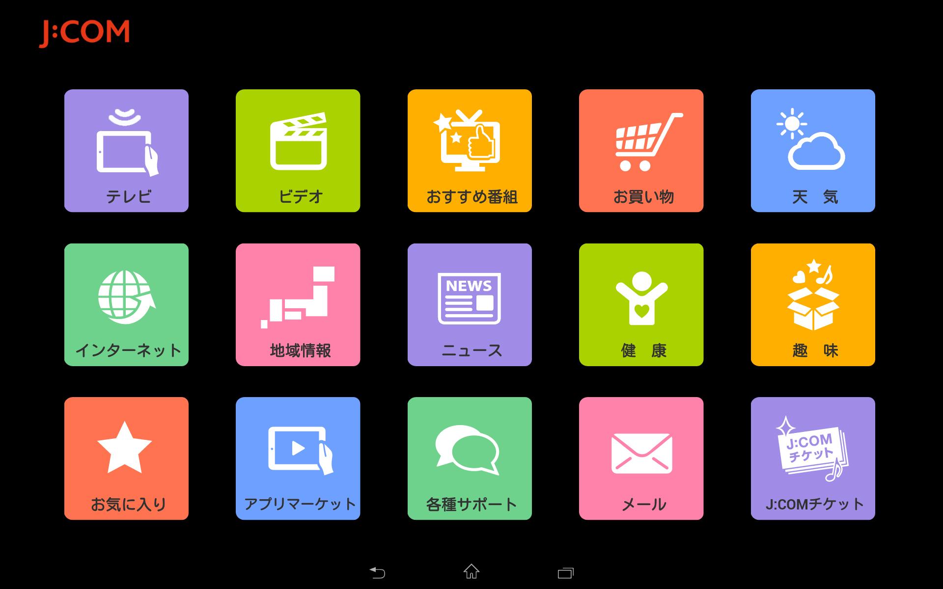 Android application くらしのナビゲーション screenshort