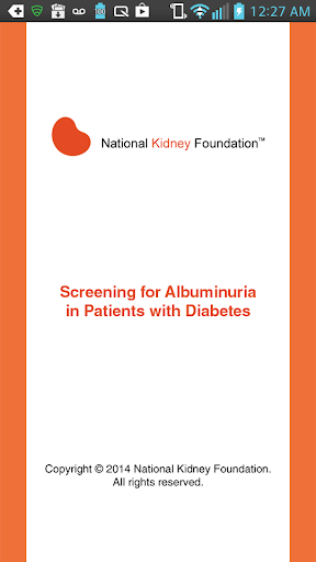 Screening for Albuminuria