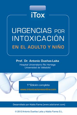 Android application iTox Urgencias intoxicación screenshort