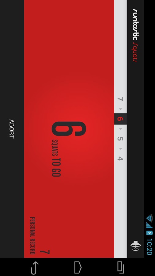    Runtastic Squats Workout PRO- screenshot  