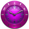 Clock Widget Pink Star icon