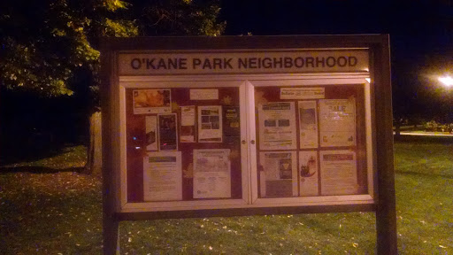 Okane Park Neighborhood Sign