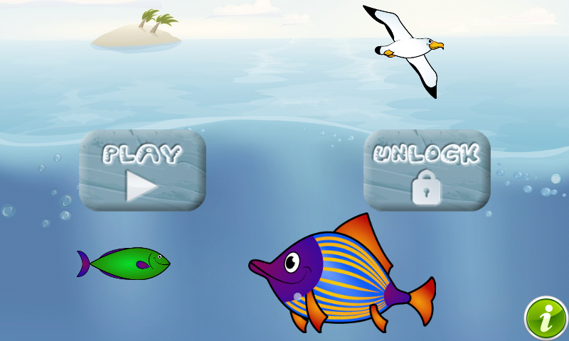 Android application Puzzle for Toddlers Sea Fishes screenshort
