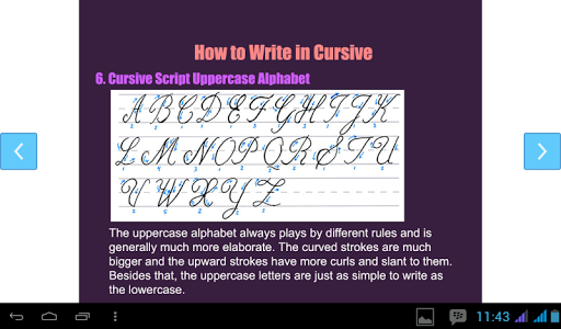 【免費教育App】How to Write in Cursive-APP點子