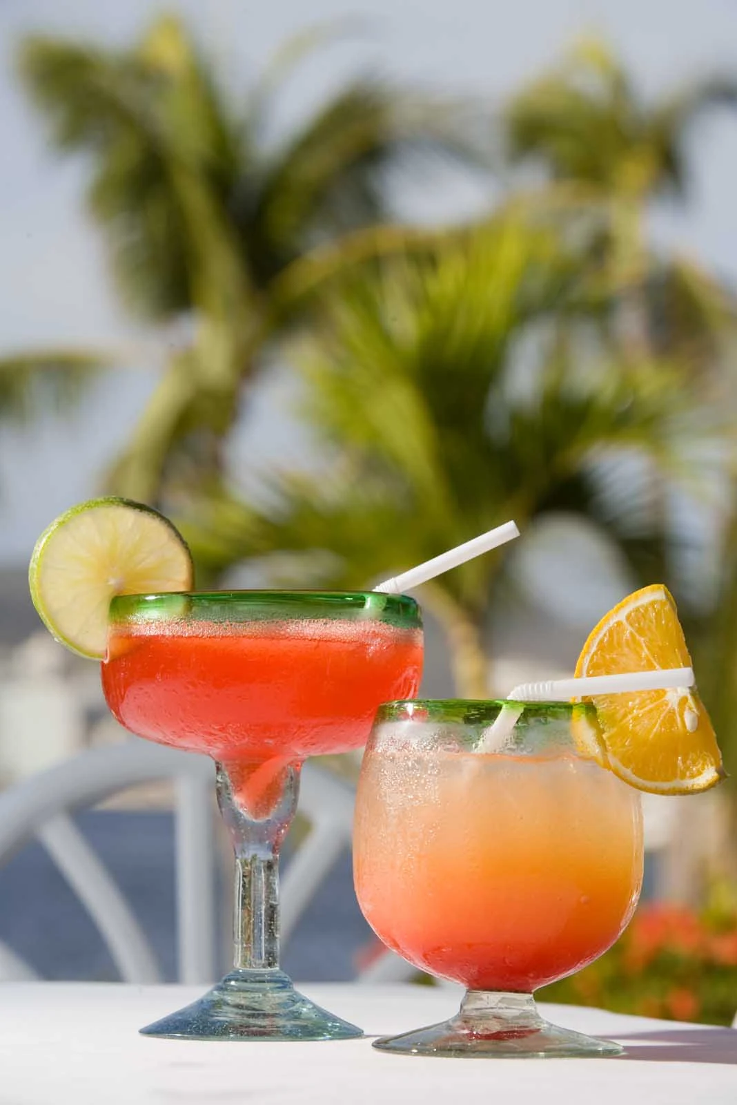 Acapulco-libations - Cool drinks on a warm day in Acapulco.