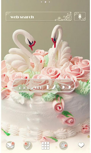 ★FREE THEMES★Swan Cake