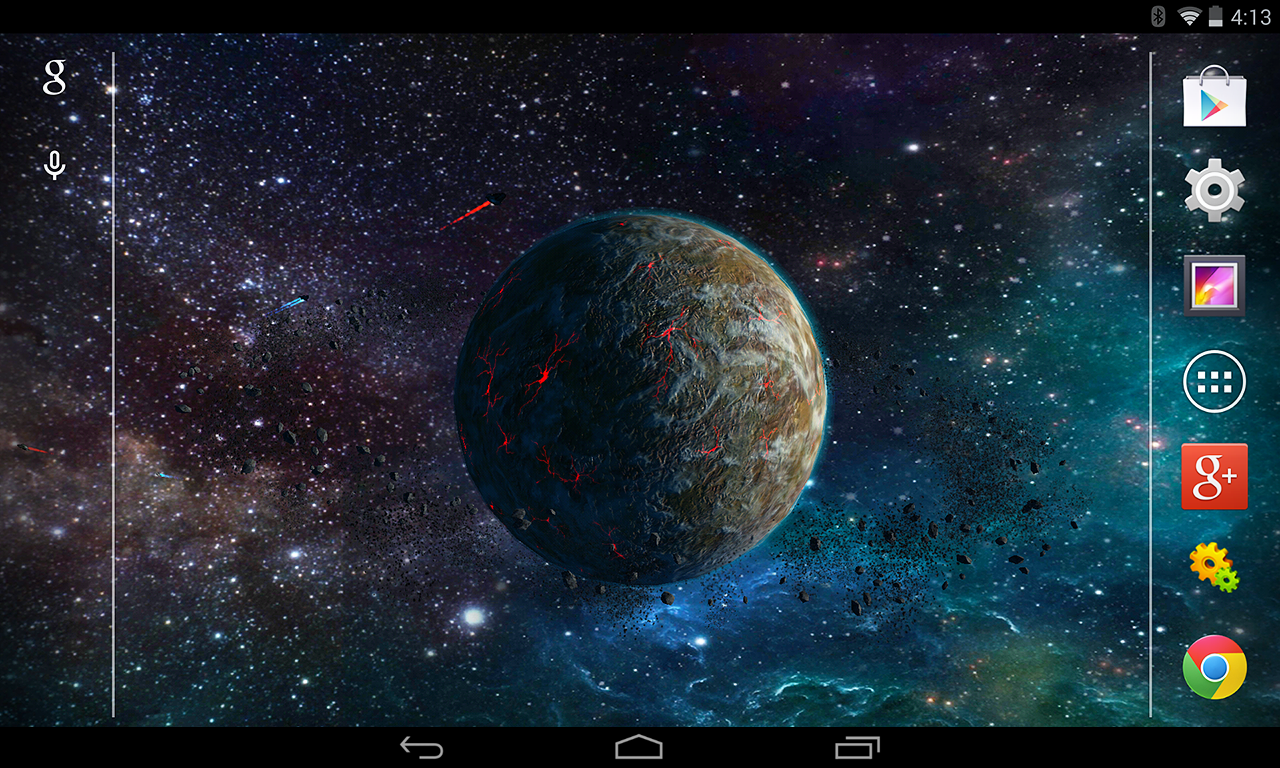 3D Planet Free Live Wallpaper Apl Android Di Google Play