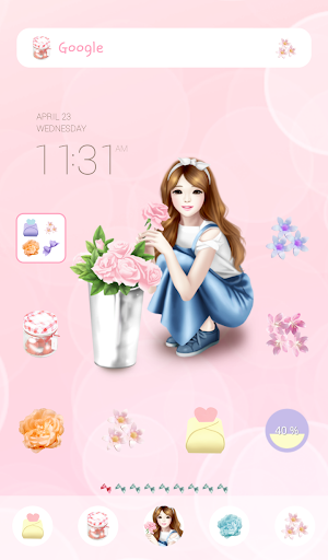 LovelyGirl dodol theme