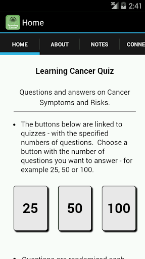 【免費醫療App】Learning Cancer Quiz-APP點子