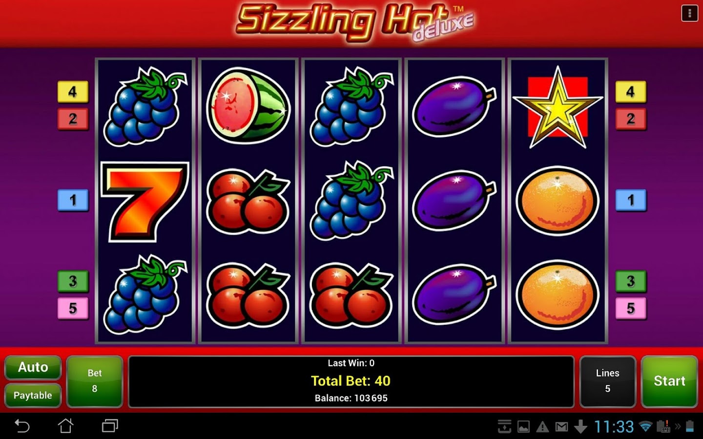 Sizzling Hot Slot Android