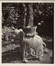 Terra cotta elephant with depository Karta Wangingan, Kunigan district, West-Java province, period unknown.