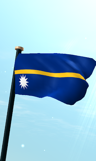 Nauru Flag 3D Live Wallpaper