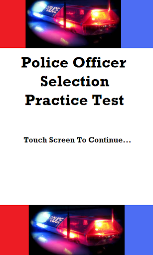 Police Officer Exam Test Quiz