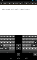 Tablet Keyboard Free screenshot