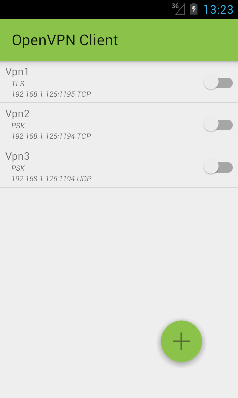   OpenVPN Client- screenshot 