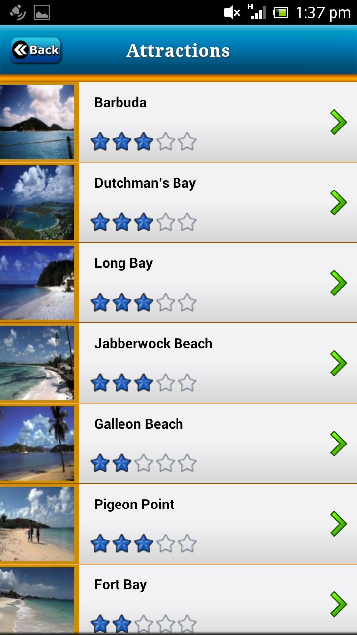 Antigua Offline Travel Guide Screen 3