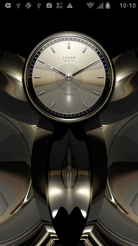 TIVAL Designer Clock Widget Screen 3